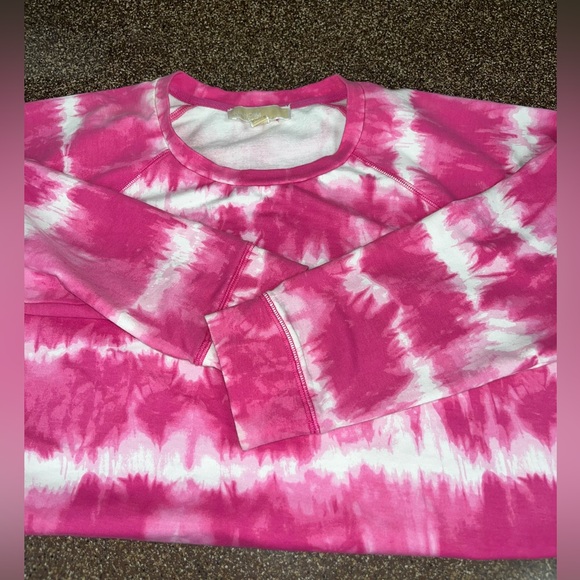 3/$15. Micheal Kors tie dye sweatshirt L - Picture 2 of 6